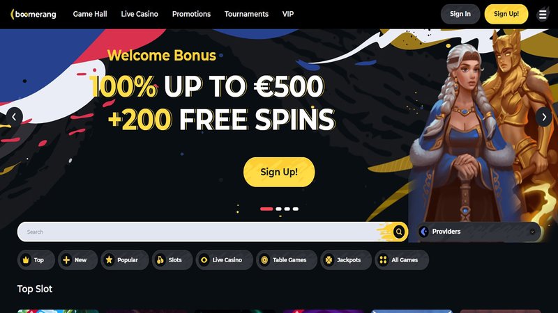 Slika: Boomerang Casino: Novi Igrališki Osebek za Slovenijo Na Internetu
